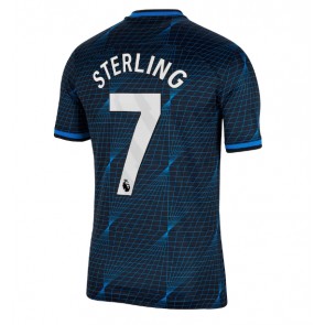 Chelsea Raheem Sterling #7 Replika Udebanetrøje 2023-24 Kortærmet